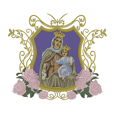 Matriz de matriz Matriz De Bordado Nossa Senhora Do Carmo